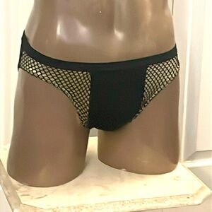 NWOT Black Mesh brief from Catiaryn (M) #8092